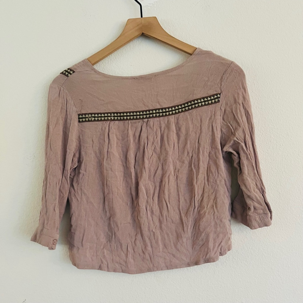 Elodie Women’s Mauve Blouse Top Size Small - Picture 2 of 7
